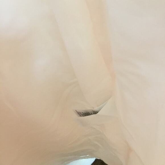 David Bridal Short Tank Lace Dress with V -Neck - Picture 14 of 16